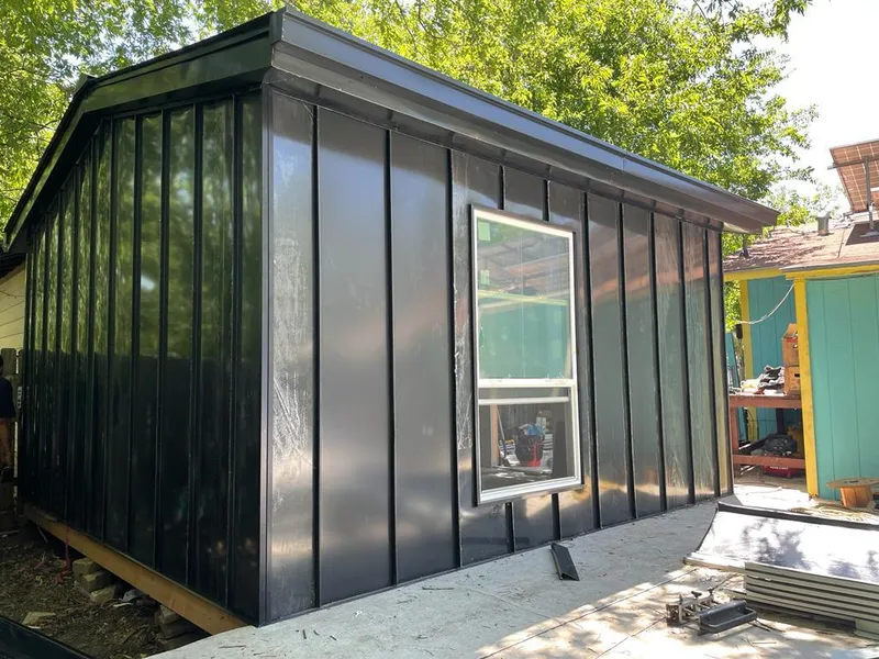 Black standing seam metal wall panels for Roof Inspection in Cocoa